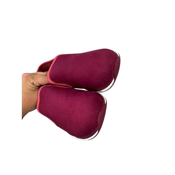 Kuru Kivi Women Size 9 Slip On Shoes Burgundy Suede Orthopedic Loafers Comfort - Picture 9 of 9